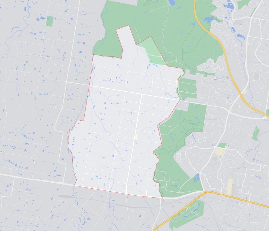 Previous Austral Boundaries, NSW - Suburb Location